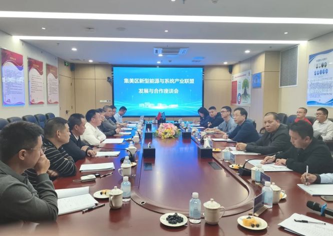集美区新型能源与系统产业同盟座谈会顺利召开，共绘绿色发展新蓝图